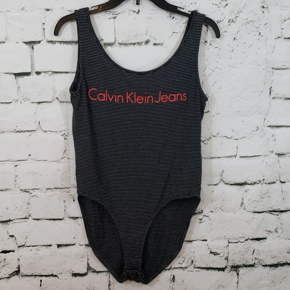 Calvin Klein Jean's stripe bodysuit